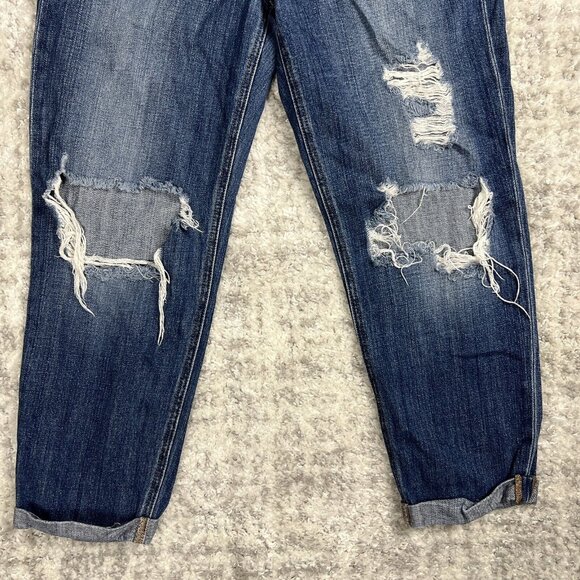 Joe's Jeans 29 Billie Crop Boyfriend Slim Crop Distressed Cuffed Japanese Denim - Picture 4 of 11